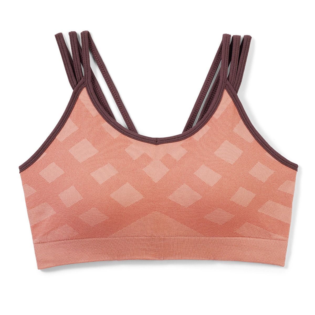 Shop Ribbed Sports Bra with Long Hem and String Back Online