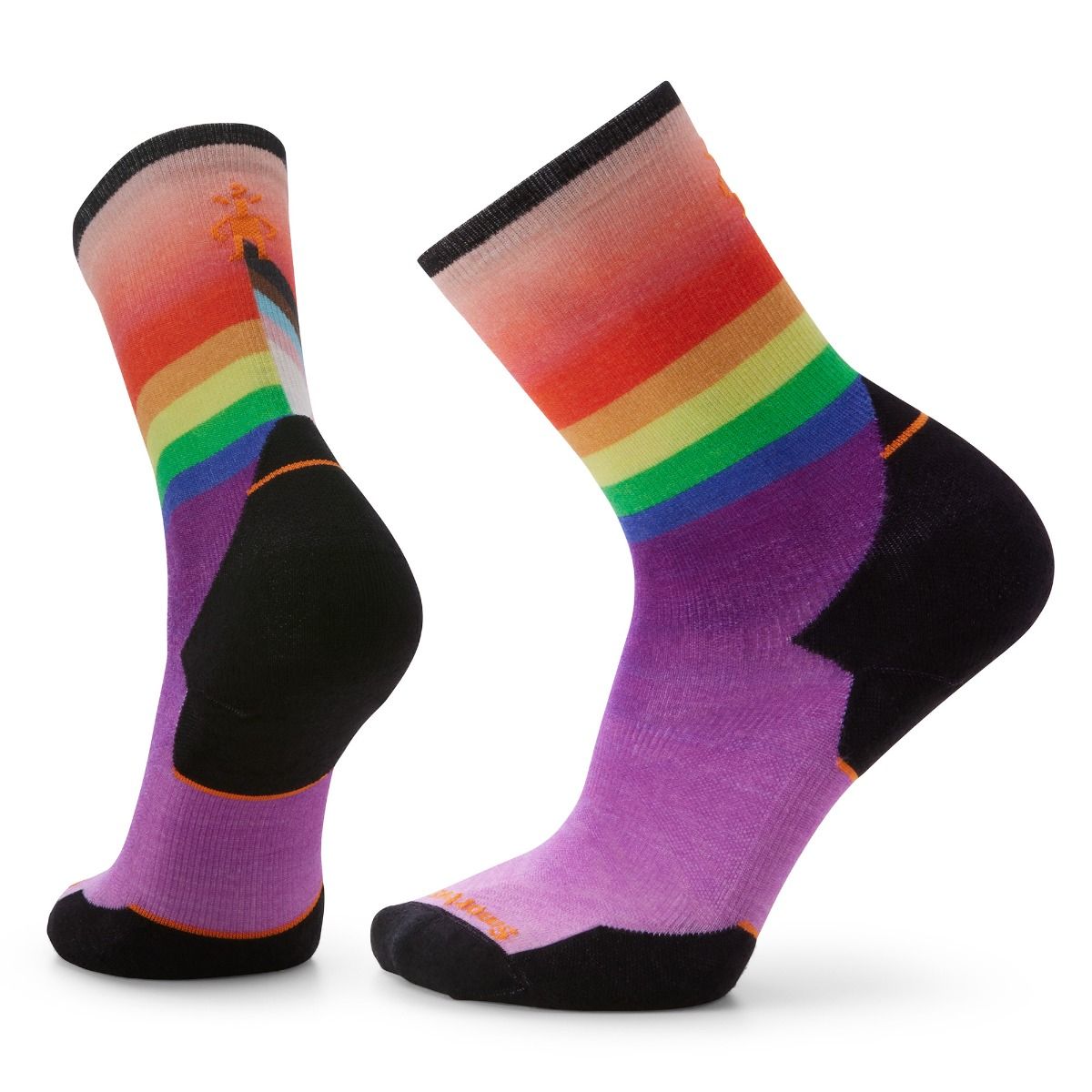 Athlete Edition Run Pride Progress Print Crew Socks | Smartwool Canada