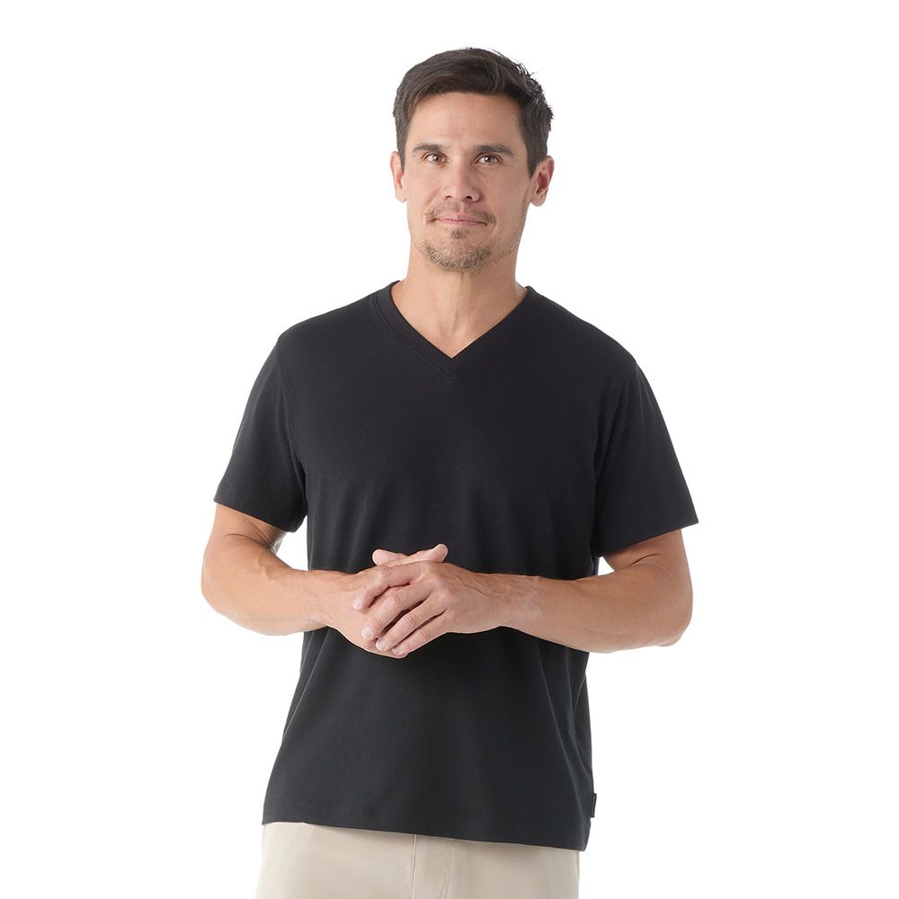 Men's Perfect V-Neck Short Sleeve Tee | Smartwool Canada