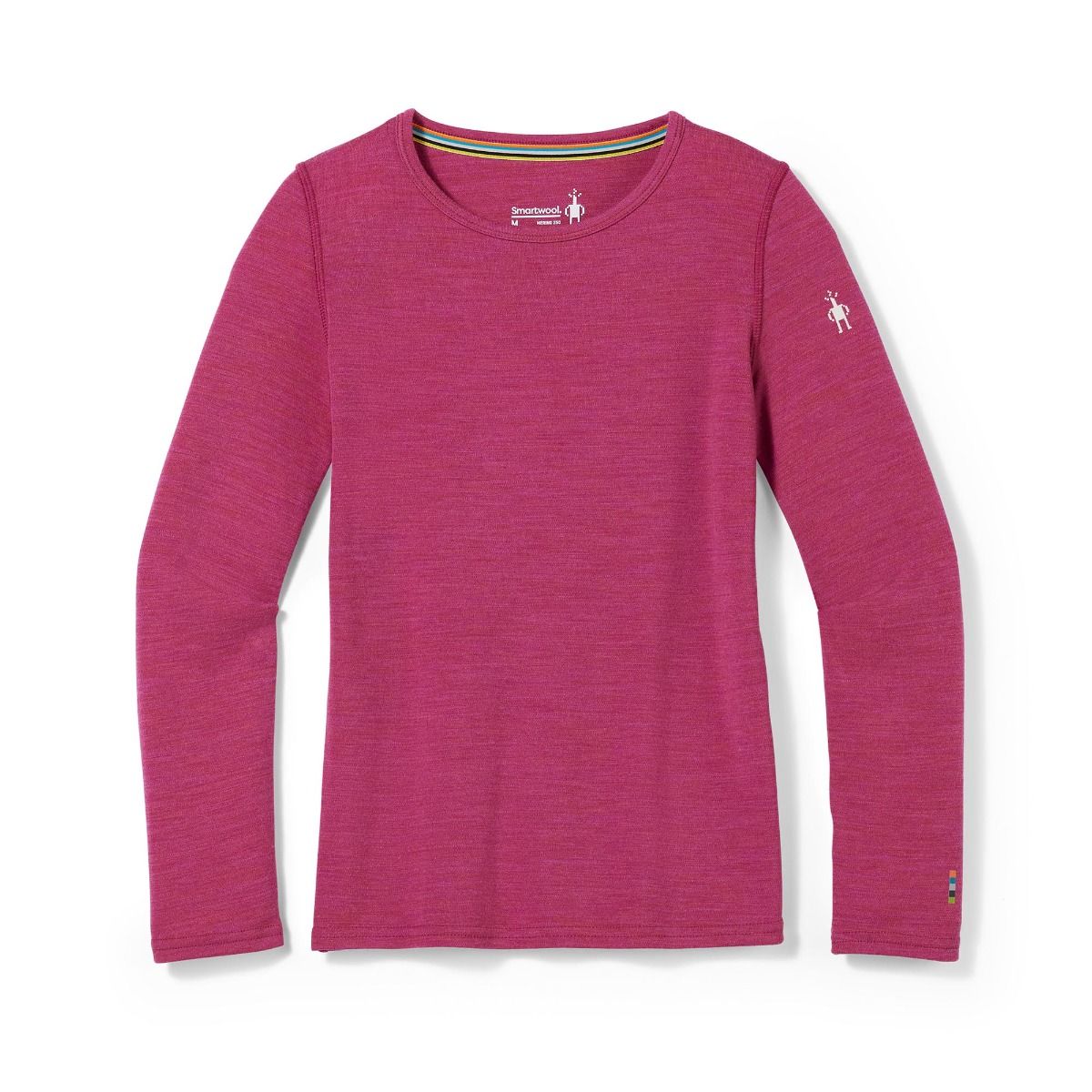 Women's Merino Wool Base Layer Top - BL 900 Pink - Purple - Wedze