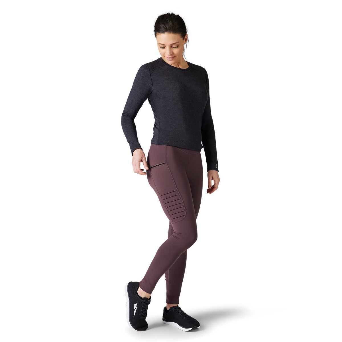 Smartwool 100% Merino Wool Stripes Multi Color Gray Leggings Size XS - 54%  off