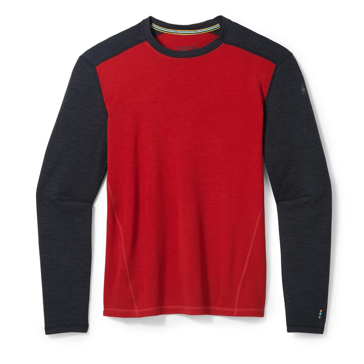  M MERINO SPORT 150ONG SLEEVE CREW tbtn red h black - tričko  pánské - SMARTWOOL - 64.78 € - outdoorové oblečení a vybavení shop