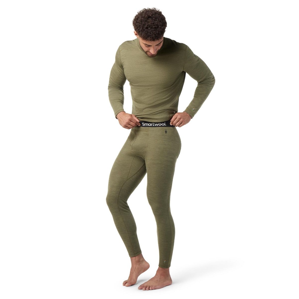 Merinotech Merino Wool Base Layer Mens Set - Midweight Merino  Wool Thermal Underwear For Men Top, Bottom