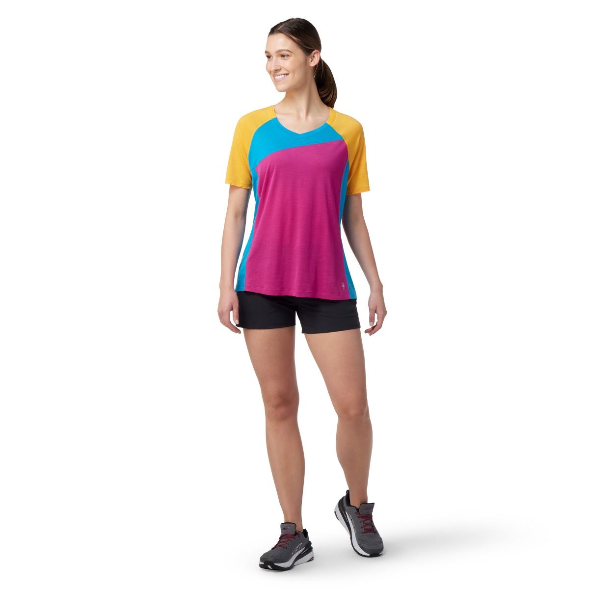 Stay Cool with Outdoor Sports Short Sleeve Smock Yoga Shirt for