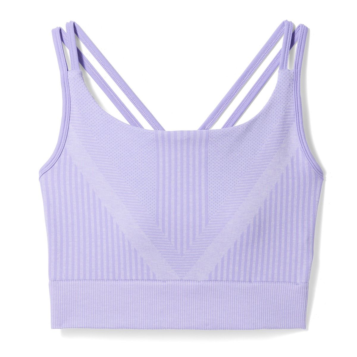 Women's Light Support Brushed Sculpt Bold Stitch Sports Bra - All In  Motion™ Lavender L