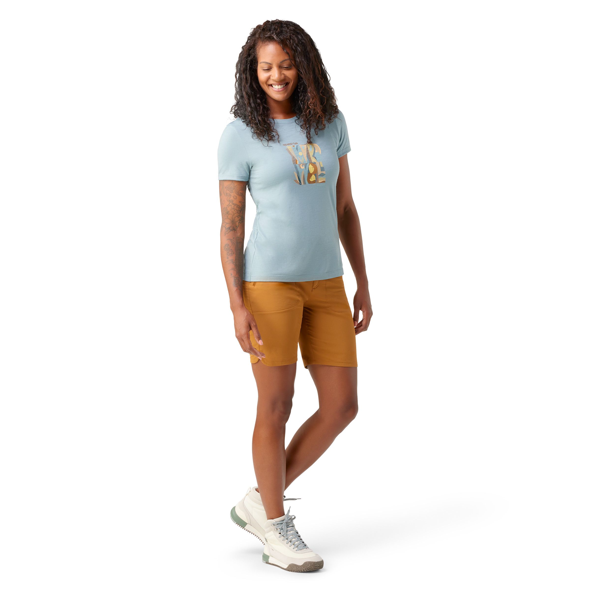 Women's Smartwool Carved Logo Graphic Short Sleeve Tee