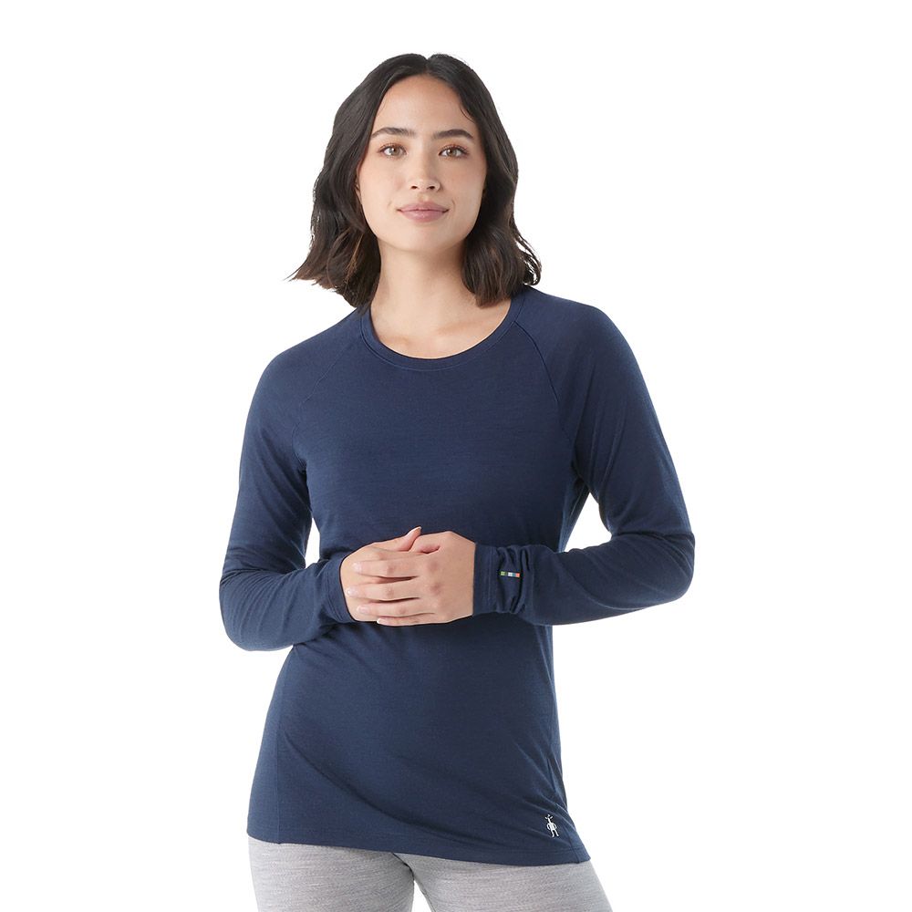 Frontwalk Ladies Base Layer Tops Long Sleeve Thermal T Shirt Solid