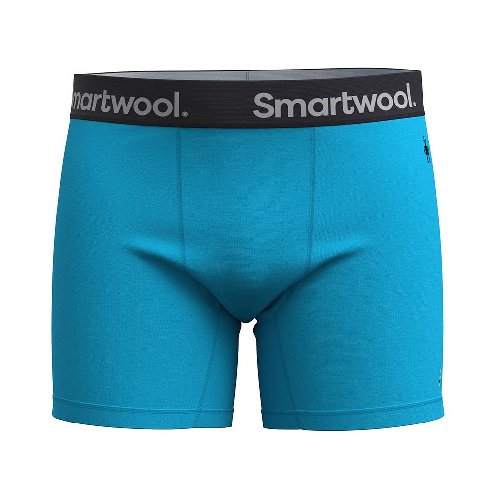  M MERINO PRINT BOXER BRIEF BOXED mist blue blurred camo  print - men's boxer shorts - SMARTWOOL - 28.43 € - outdoorové oblečení a  vybavení shop