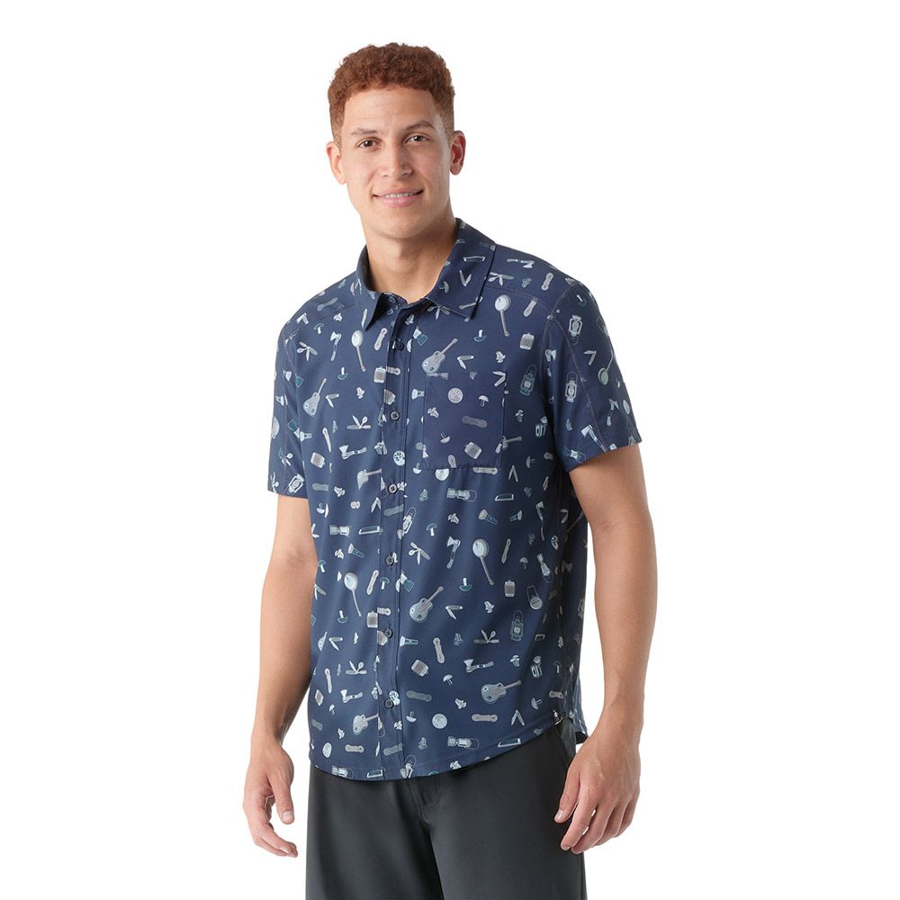 Men's Everyday Short Sleeve Button Down | Smartwool Canada