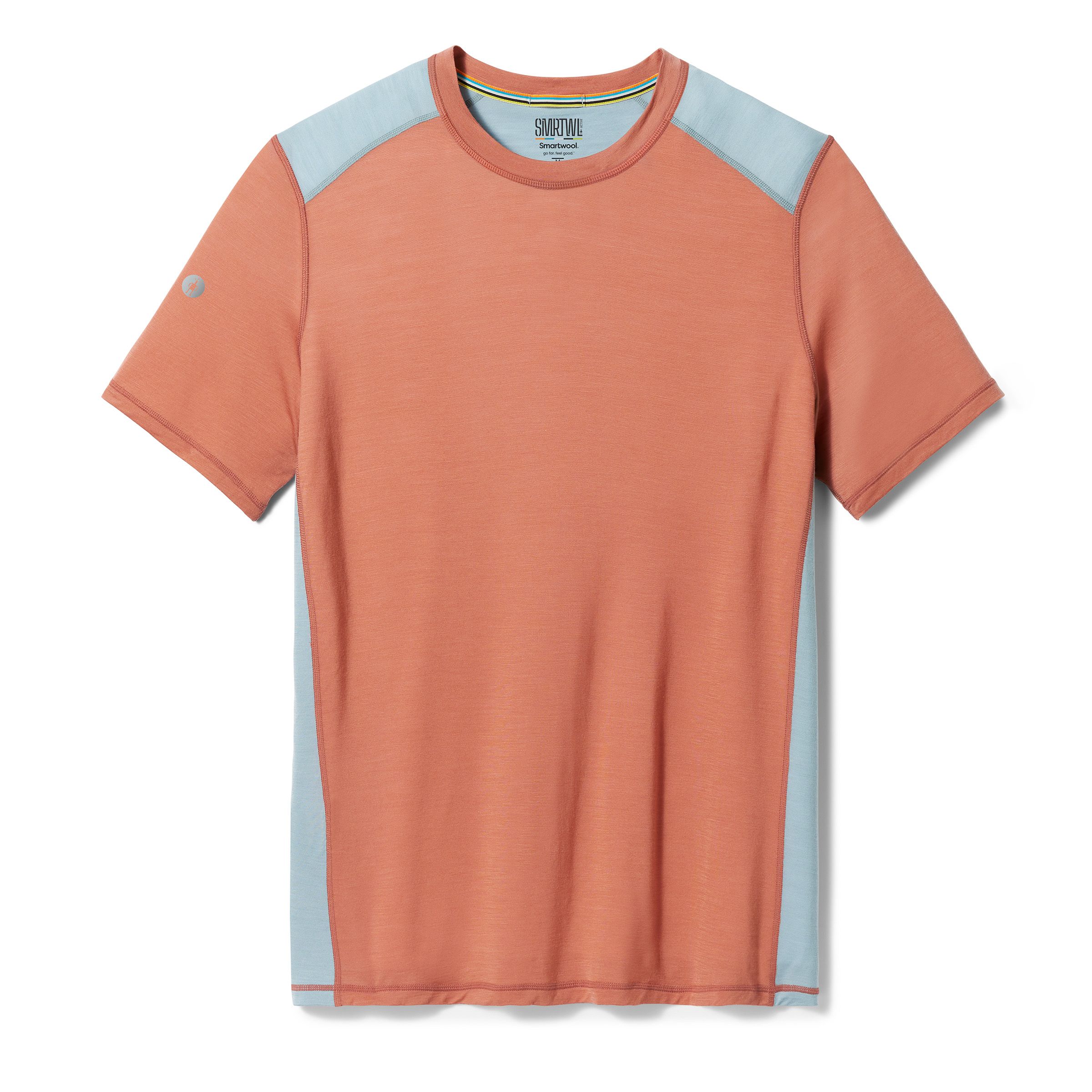 Lululemon Athletica Color Block Stripes Gray Active T-Shirt Size