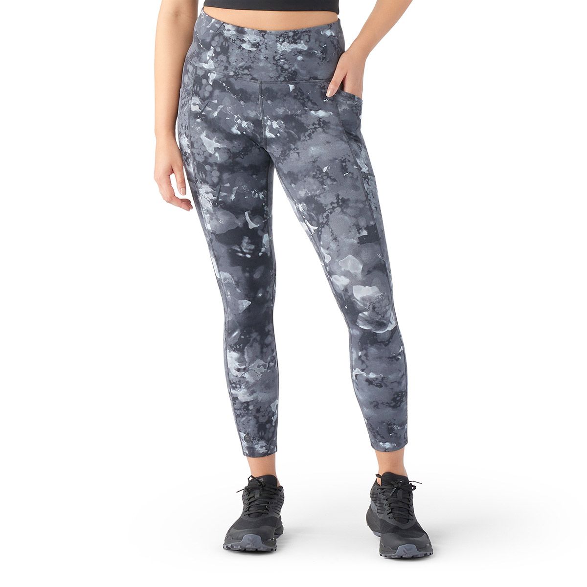 Women's 7/8 Yoga Pants-Camo Printed Leggings with Invisible