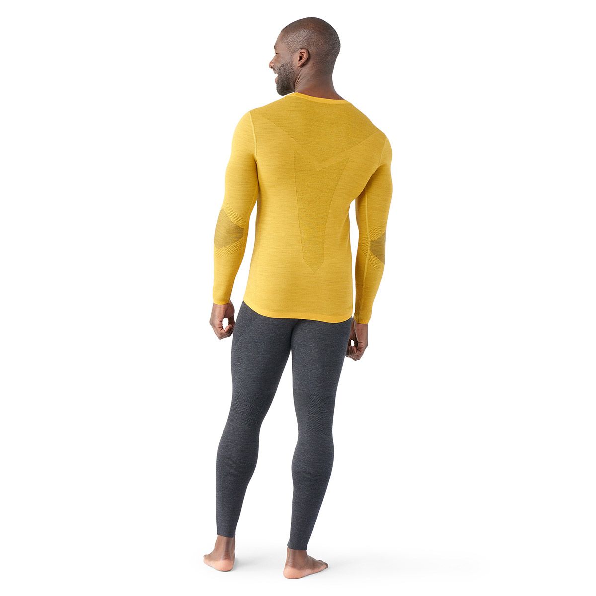 Smartwool Men's Intraknit Thermal Merino Wool Base Layer — Colorblock Crew  (Slim Fit), Charcoal-honey Gold, X-Large : : Clothing, Shoes &  Accessories