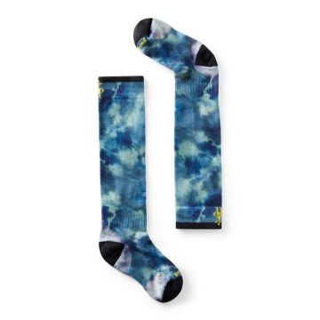 Junior Ski Zero Cushion Tie Dye Print OTC Socks