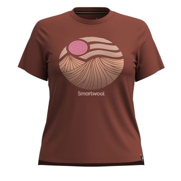 T-shirt à imprimé Horizon View pour femmes