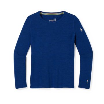 Kids' Classic Thermal Merino Base Layer Crew in Blueberry Hill Heather