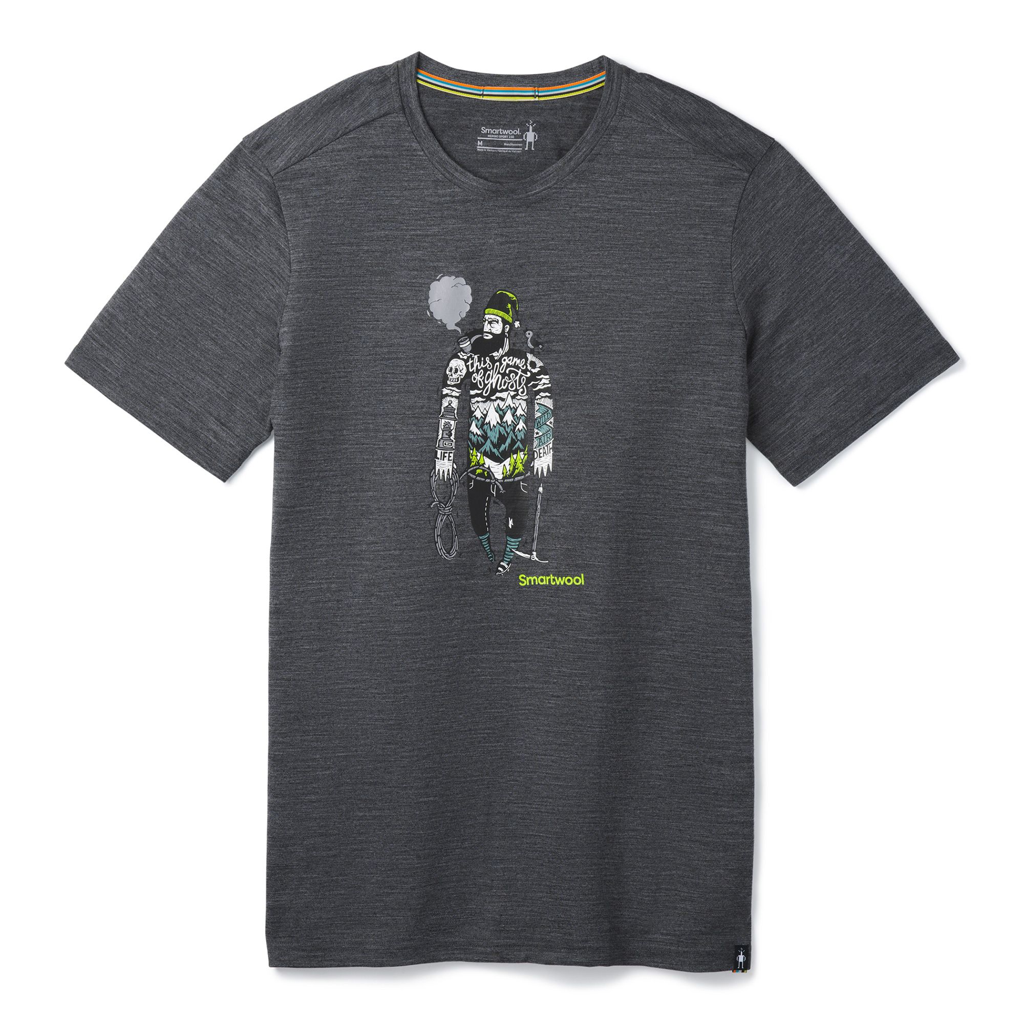 T-shirt Merino Sport 150 Game of Ghosts pour hommes
