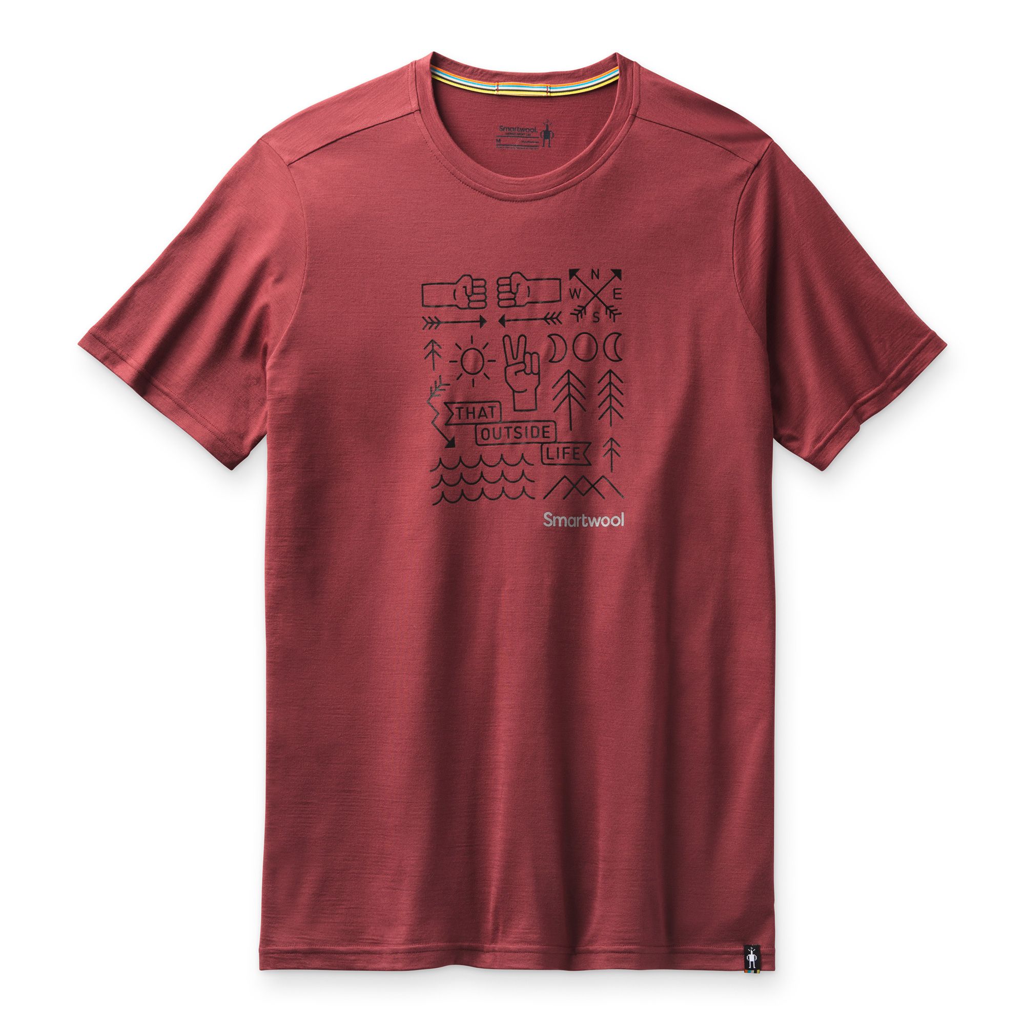 T-shirt imprimé Merino Sport 150 Park Vibes pour hommes