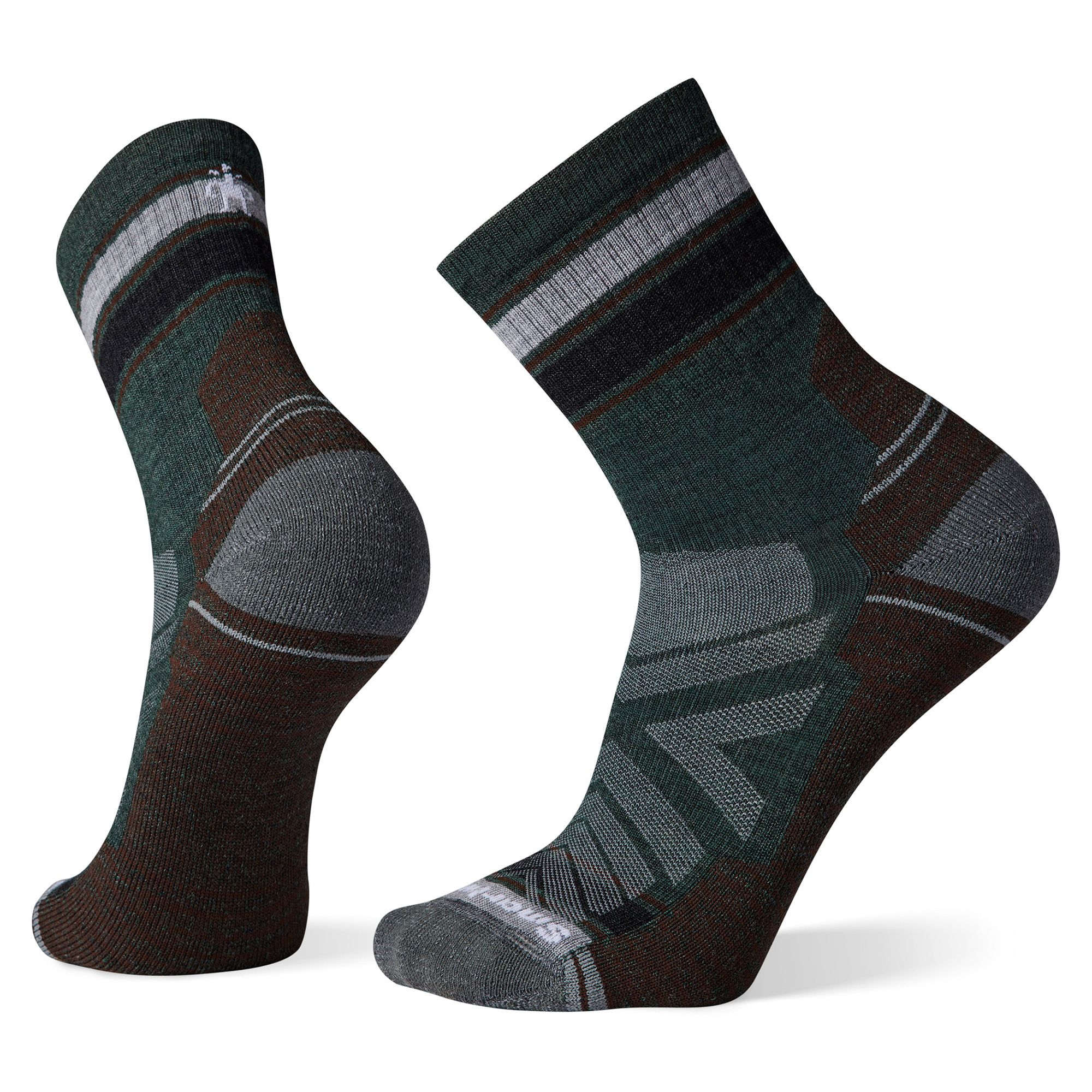 Men's Hike Light Cushion Striped Mid Crew Socks| Smartwool® | Smartwool ...