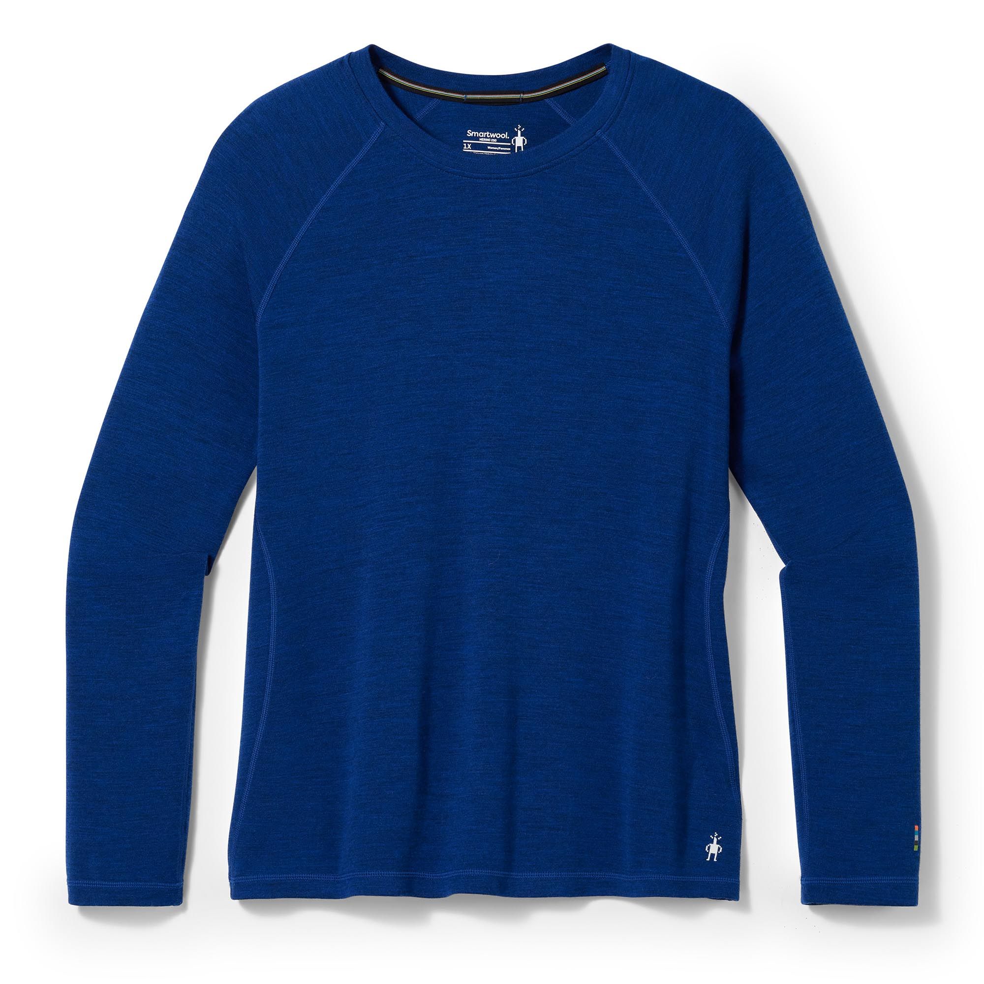 Women's Classic Thermal Merino Base Layer Crew Plus in Blueberry Hill Heather