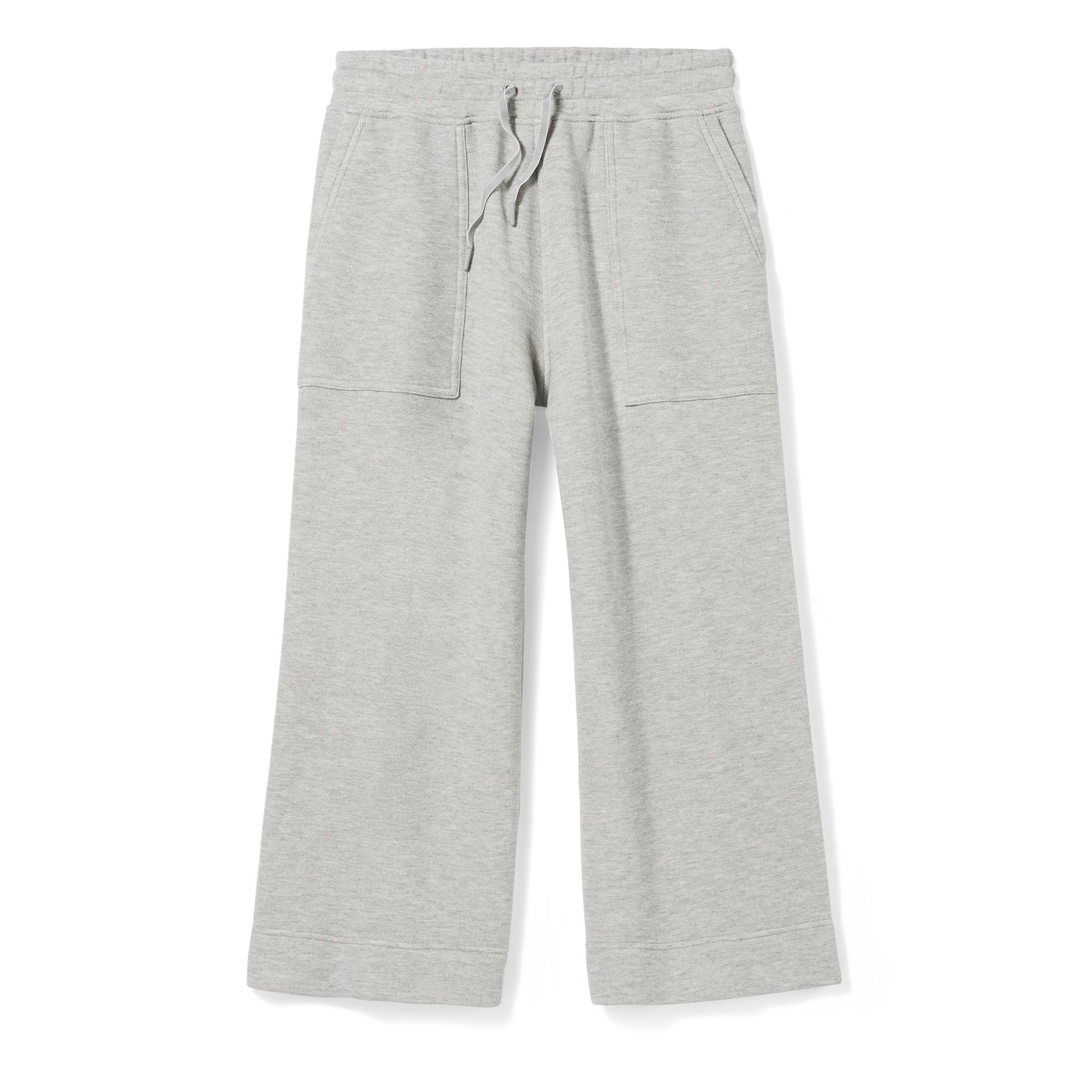 Women's Recycled Terry Crop Wide Leg Pant