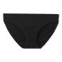 Culotte bikini Merino 150 façon dentelle pour femmes en Noir