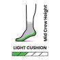 Men's Hike Light Cushion Striped Mid Crew Socks