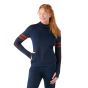 Women's Intraknit Merino Tech Pullover Hoodie in Deep Navy