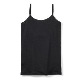 Steel Gray Lined Elastic Lace Tank Top Camisole 
